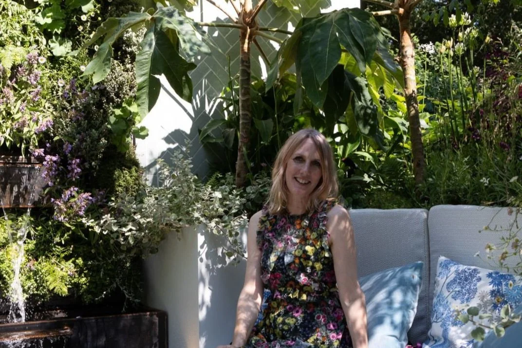 Elisabeth in the garden